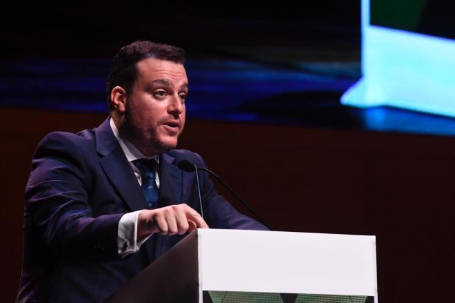 Federico Quintero, consejero delegado de ElDesmarque, en la Gala de los Premios DEX.