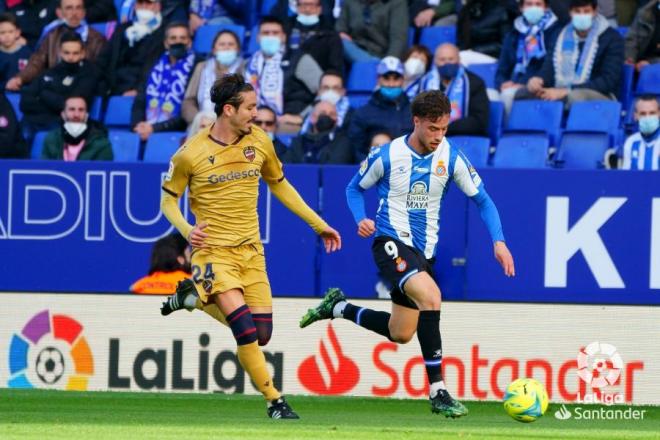 José Campaña en el RCD Espanyol - Levante UD. (Foto: LaLiga)