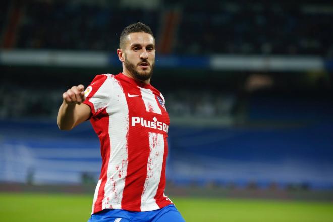 Koke Resurrección, en un partido del Atlético de Madrid (Foto: Cordon Press).