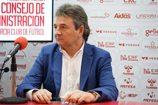 Agustín Ramos, presidente del Real Murcia (Foto: RM).