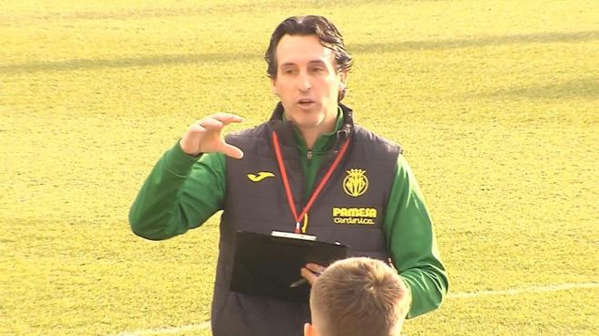 Unai Emery y Vicente Iborra coincidieron por última vez en el Villarreal.