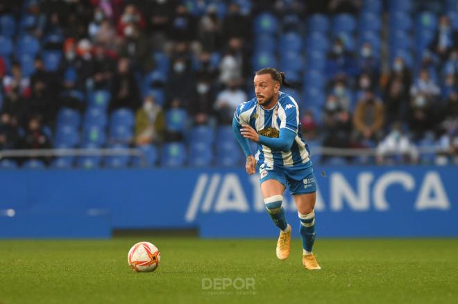 Héctor Hernández, lateral izquierdo del Deportivo (Foto: RCD).