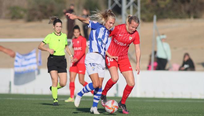 Imagen del Sporting de Huelva-Sevilla FC Femenino (Foto: SFC).