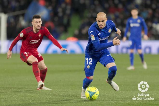 Sandro, en el Getafe-Osasuna (Foto: LaLiga).