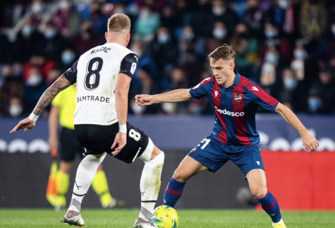 Uros Racic en el Levante-Valencia