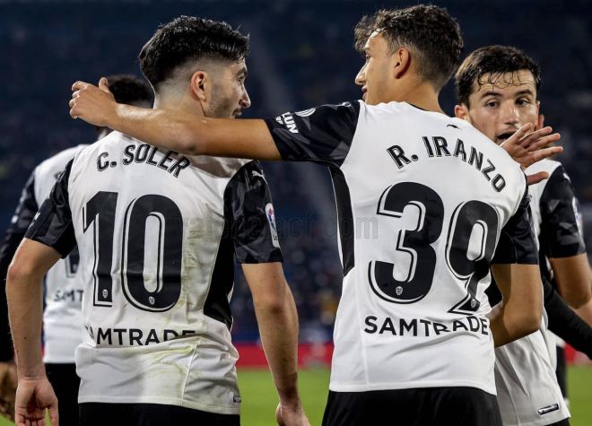 Soler y Rubén Iranzo (Foto: Valencia CF)