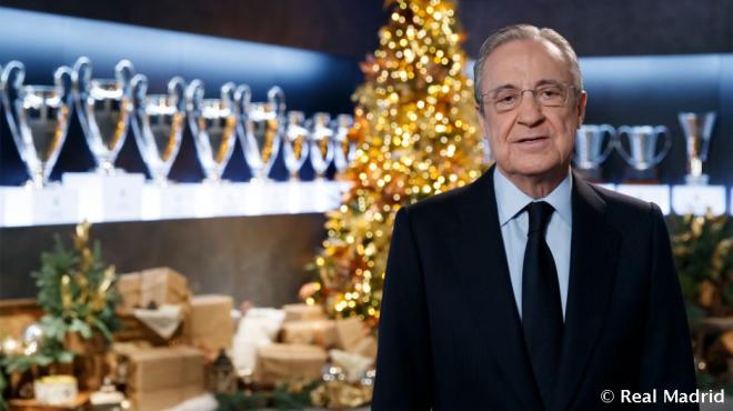 El mensaje navideño de Florentino Pérez.