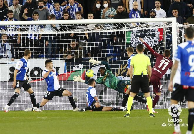 El gol de Januzaj en el Alavés-Real Sociedad (Foto: LaLiga).