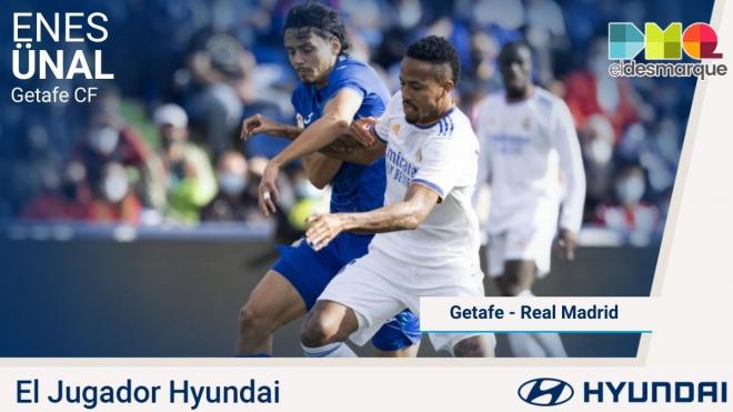 Enes Unal, jugador Hyundai del Getafe-Real Madrid.