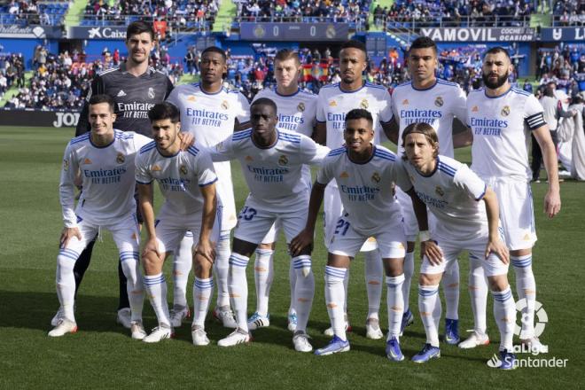 Once del Real Madrid en Getafe (Foto: LaLiga Santander).