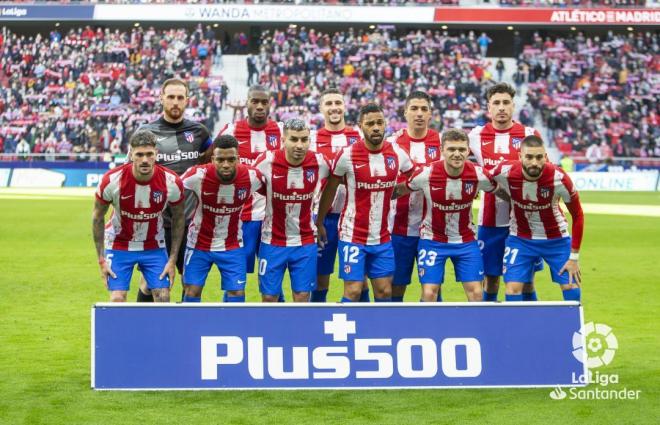 El once del Atlético de Madrid ante el Rayo (Foto: LaLiga).