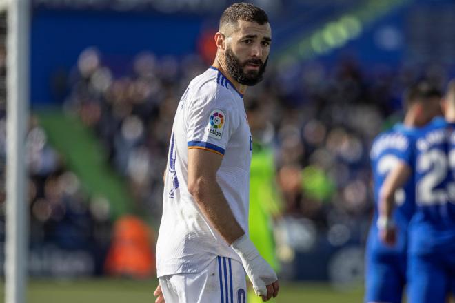 Benzema es duda para la jornada 29 (FOTO: EFE).