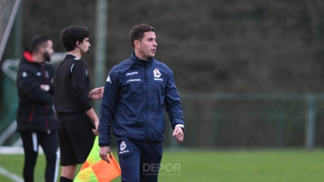 Alejandro Antón, analista del cuerpo técnico del Deportivo (Foto: RCD).