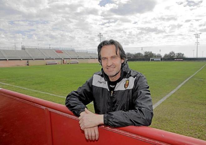 Miquel Soler, en su etapa de técnico en el Mallorca (Foto: Diario de Mallorca).