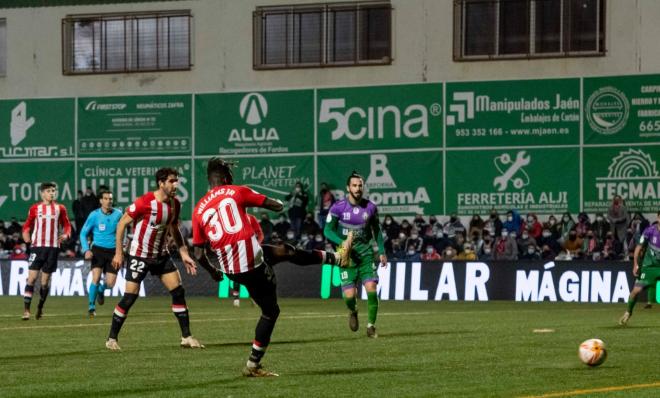 Gol de Nico Williams ante el Mancha Real (Foto: Athletic Club).