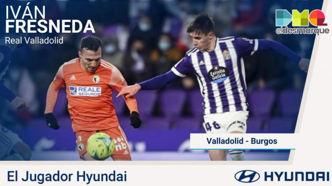 Fresneda, Jugador Hyundai del Real Valladolid-Burgos.