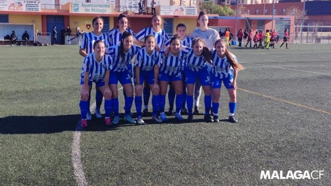 Once inicial del Málaga Femenino ante el Salamanca (Foto: MCF).