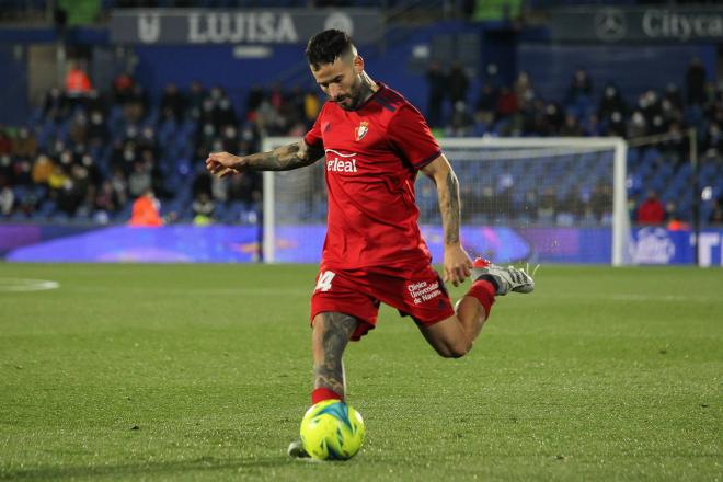 Rubén García, durante un partido de esta temporada con Osasuna (Foto: Cordon Press).