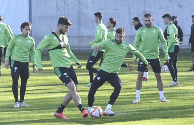 Camarasa en el entrenamiento (Foto: Kiko Hurtado)