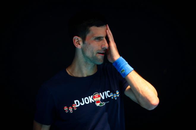 Novak Djokovic, en una sesión de entrenamiento en Australia (Foto: Cordón Press).