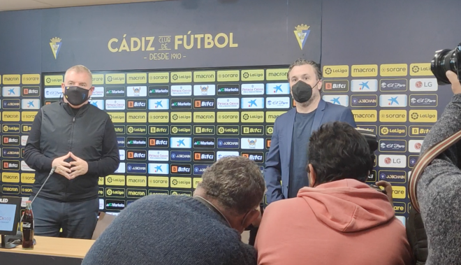 Presentación de Sergio González como entrenador del Cádiz