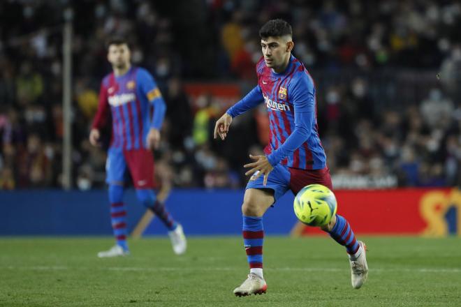 Yusuf Demir, en un partido con el FC Barcelona (Foto: Cordon Press).