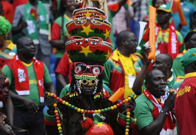 Imagen de unos aficionados en la Copa África (Foto: CAN).
