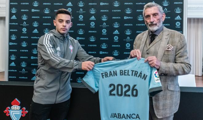Fran Beltrán renueva hasta 2026 (Foto: RC Celta).