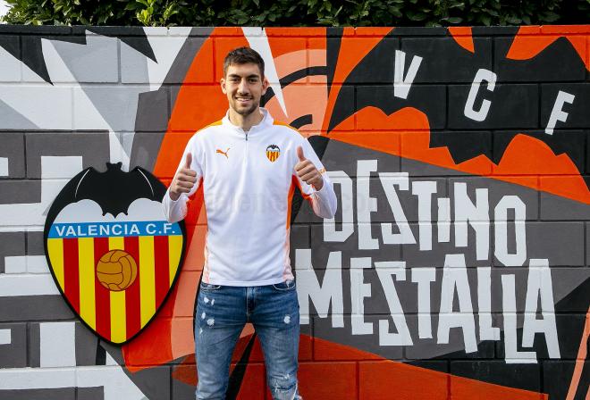 Mario Musy, nuevo jugador del VCF Mestalla (Foto: Valencia CF)