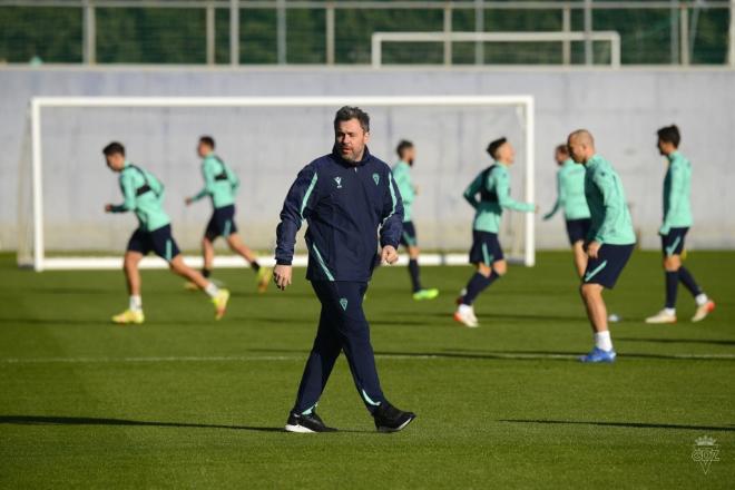 Sergio González, en un entrenamiento (Foto: Cádiz CF).