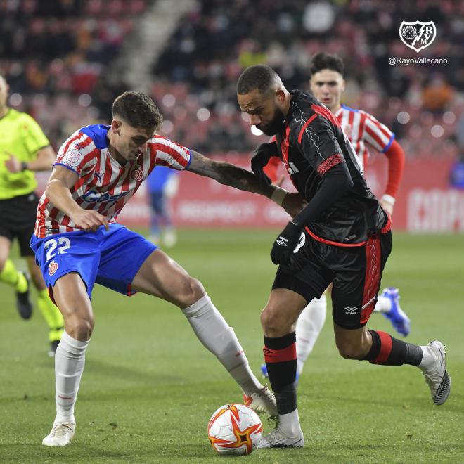 Jugada del partido (Foto: Rayo Vallecano).