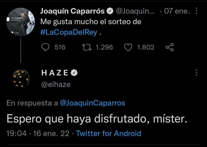 La respuesta de El Haze a Joaquín Caparrós.