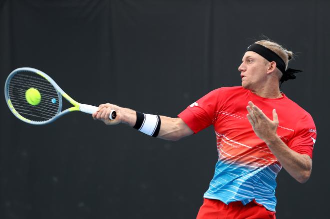 Alejandro Davidovich, en la primera ronda del Open de Australia (Foto: ATP).