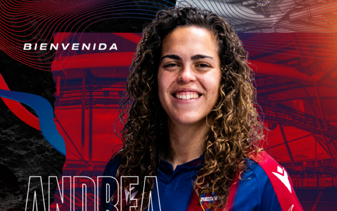 Andrea Falcón, nueva jugadora del Levante UD Femenino.