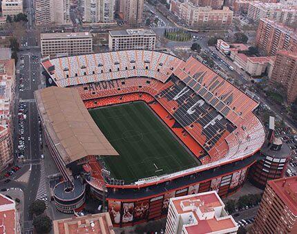 Mestalla desde el aire