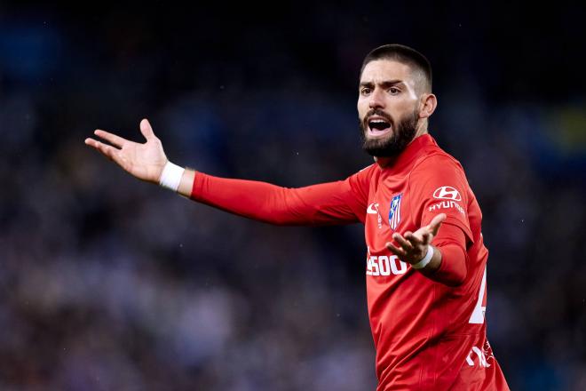 Yannick Carrasco, en un partido del Atlético de Madrid (Foto: Cordon Press).