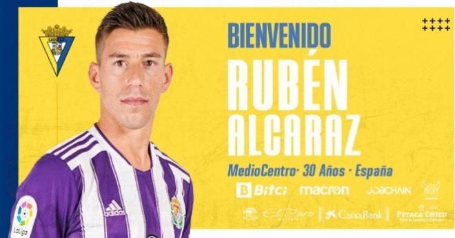 Alcaraz, nuevo jugador del Cádiz.