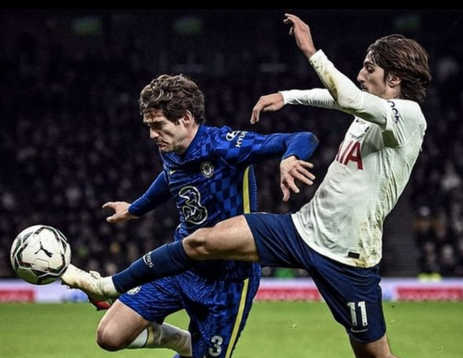Bryan Gil, en un partido con el Tottenham (Foto: Instagram)