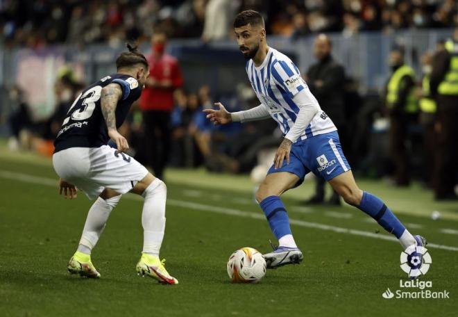 Vadillo, en el Málaga-Ibiza (Foto: LaLiga).