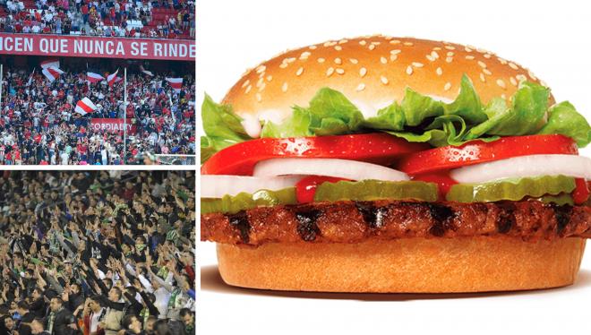 Burger King y el comentario que desata las reacciones de aficionados del Sevilla y del Betis.