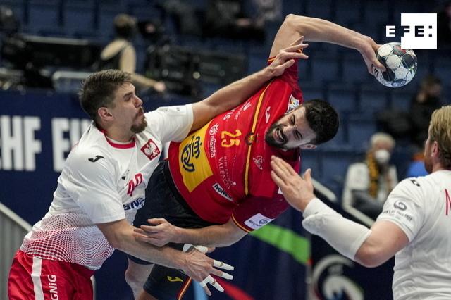 España se impone a Polonia en el Europeo de balonmano (Foto: EFE).