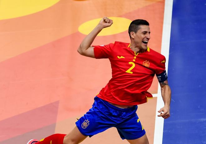 Carlos Ortiz, jugador de la Selección española de futsal (Foto: RFEF).