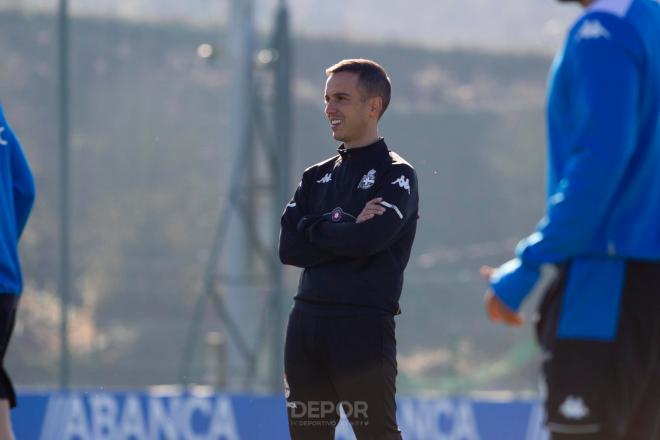 Borja Jiménez, entrenador del Deportivo (Foto: RCD).