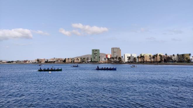 Primera regata de la VIII Liga Andaluza de Banco Fijo en Llaut.