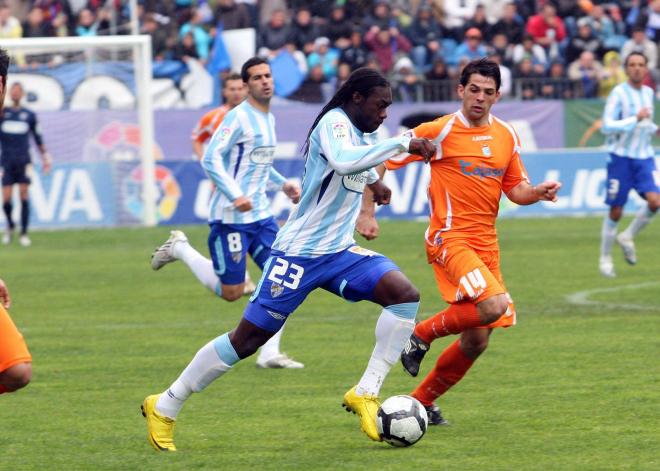 Felipe Caicedo, en su etapa en el Málaga (Foto: CordonPress).