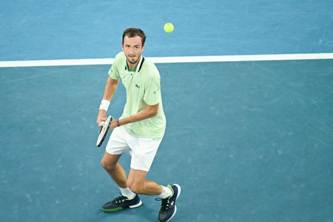 Daniil Medvedev, en la final del Open de Australia ante Rafa Nadal (Foto: Cordon Press).