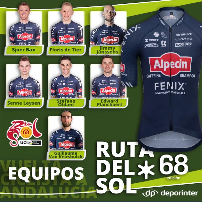 Alpecin-Fenix, a brillar en la Ruta del Sol Vuelta Ciclista a Andalucía