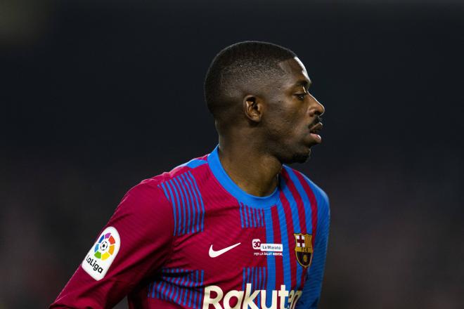 Dembélé, en un partido del FC Barcelona (FOTO: Cordón Press).