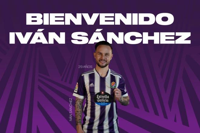 Iván Sánchez nuevo jugador del Real Valladolid (Foto: Real Valladolid).
