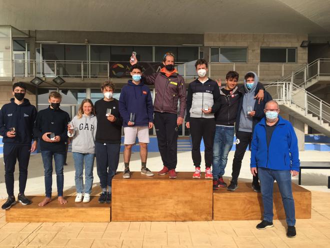 Podios del Náutico en la Copa Andalucía de IQFOil.